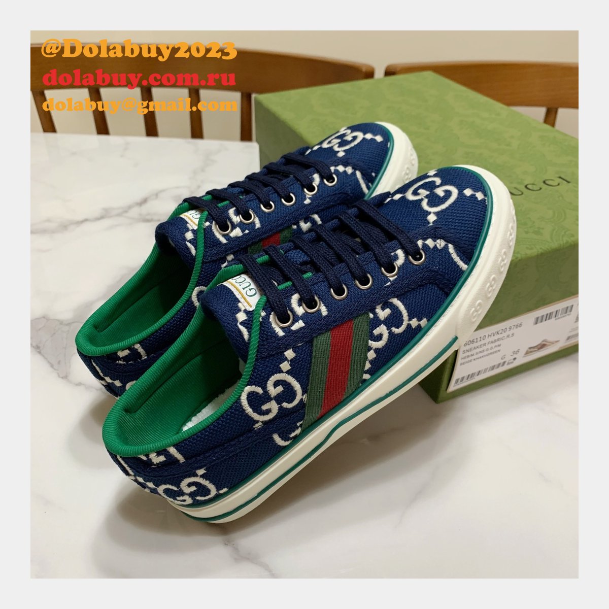 replica G*u*i canvas shoes 1977 series women/men quality for sale