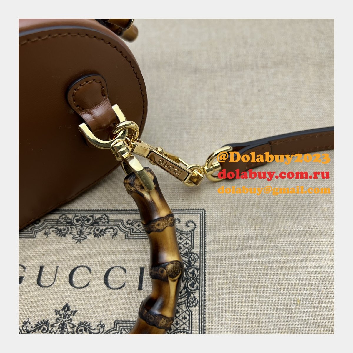 Duplicate Bamboo Shoulder 760200 Designer Gucci Fashion Bag