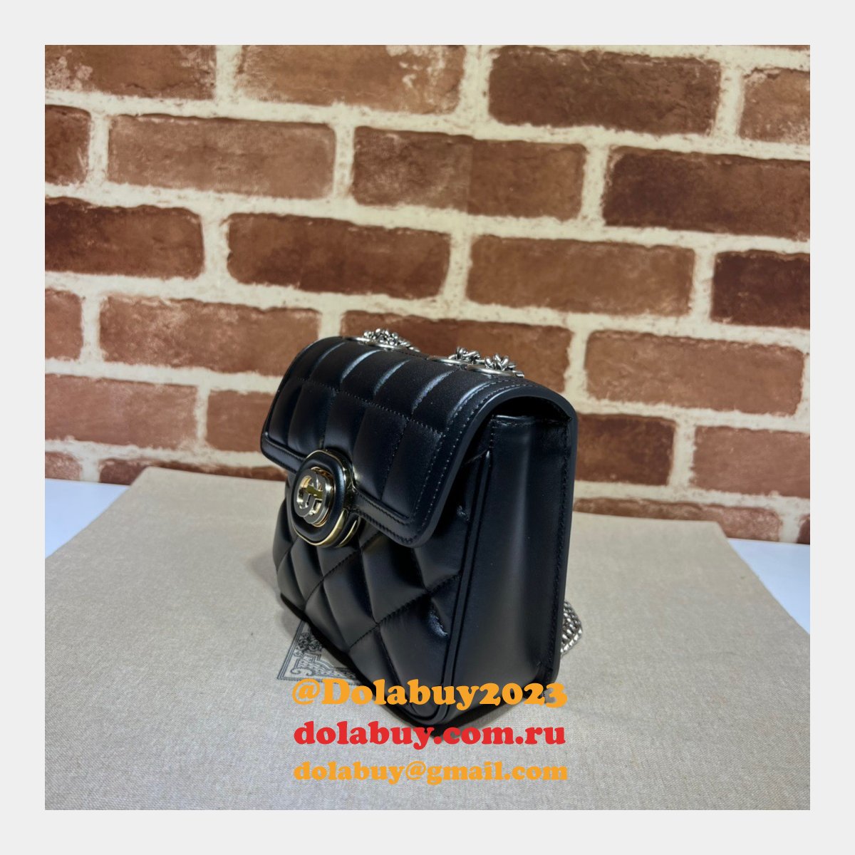 G*u*i deco perfect shoulder 741457 luxury fake bag