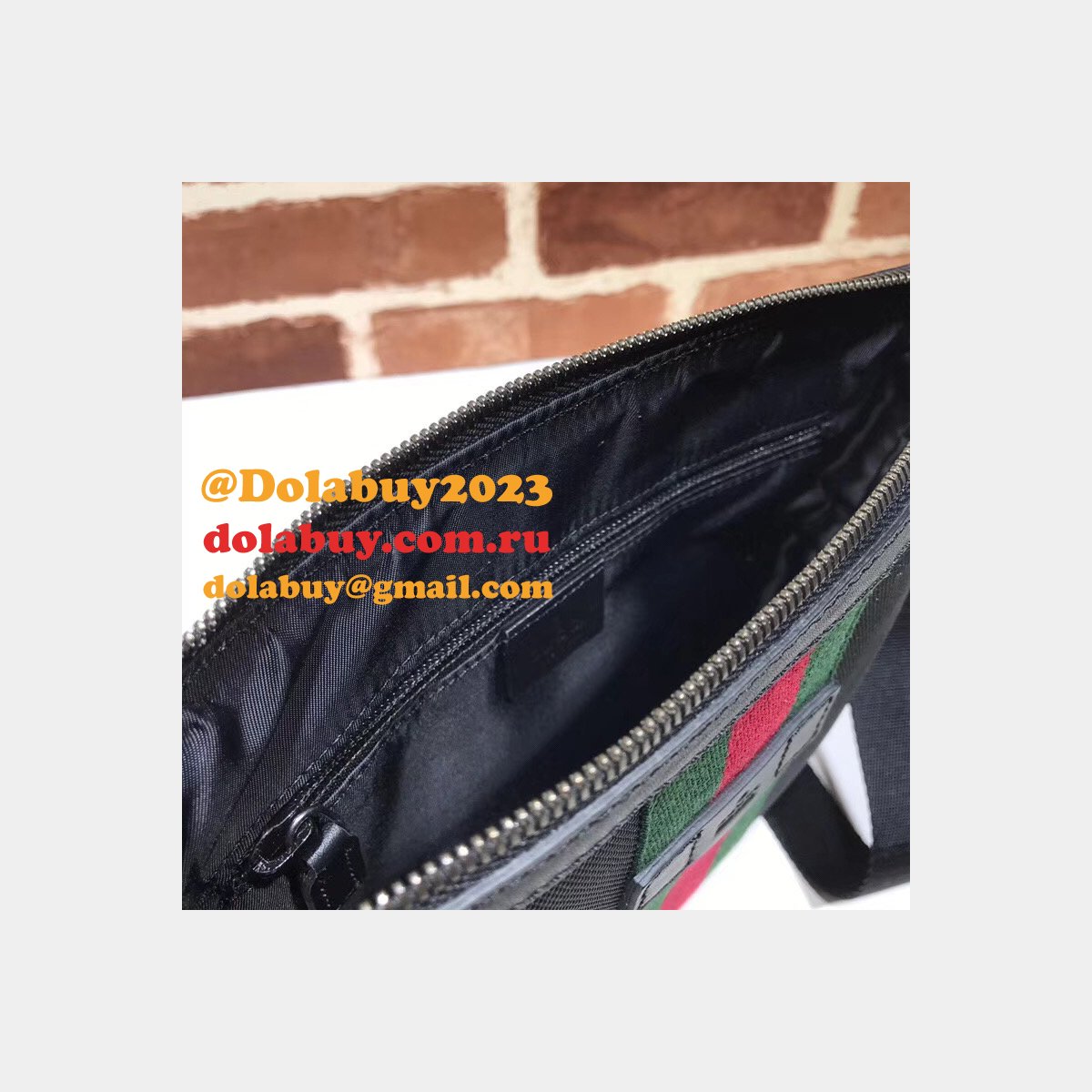 top quality G*u*i web gg supreme flat messenger replica 471454 bag