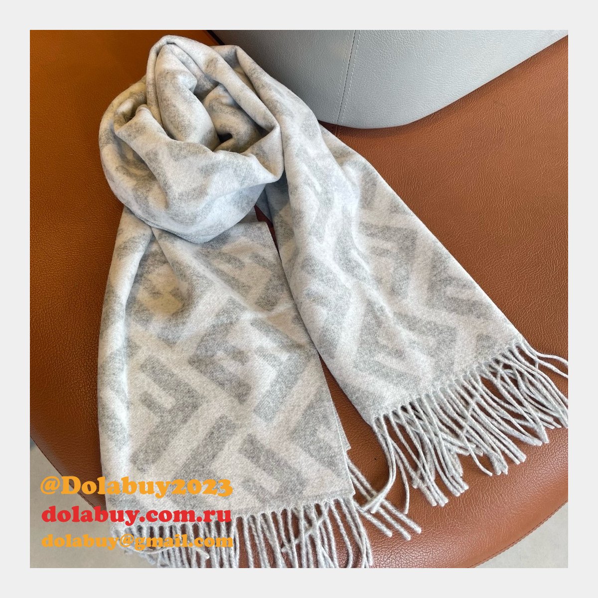 Designer Knockoff Fendi Cashmere Scarf