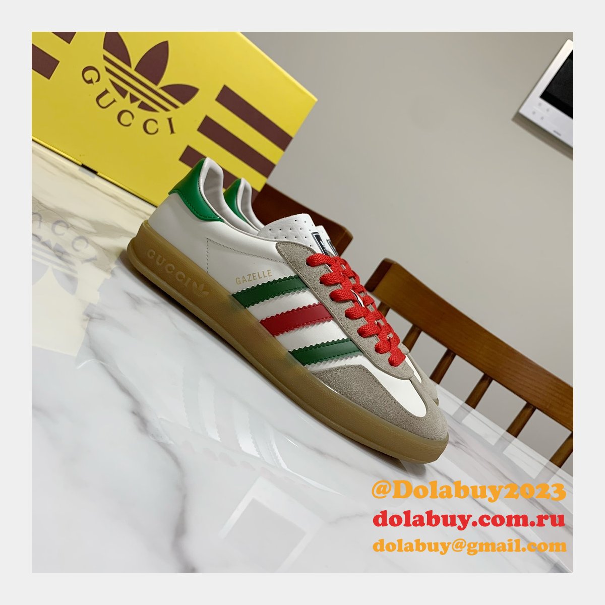 duplicate G*u*i x adidas shamrock joint skate men/women shoes