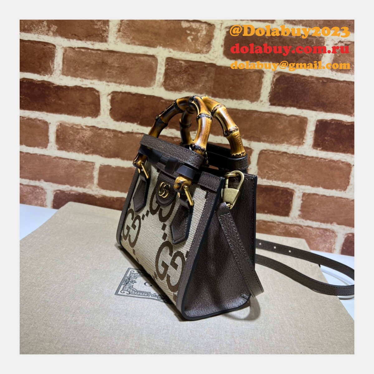 Best High Quality Gucci 655661 Fake Diana Tote Handbags