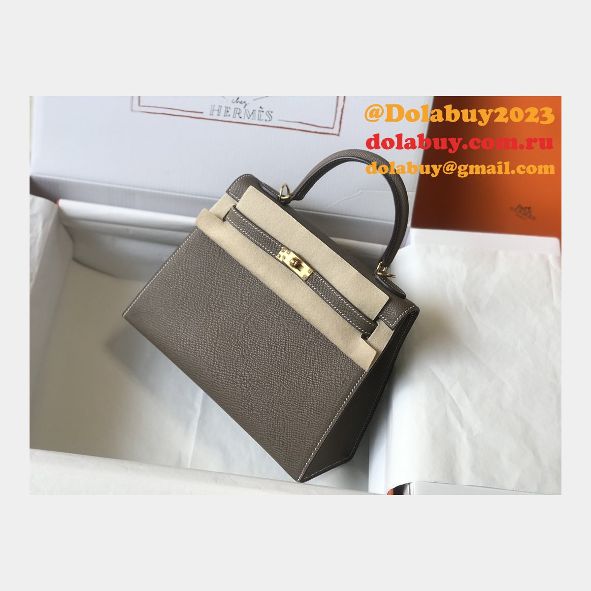 Customize The Best Replica Hermes Epsom Kelly 25-28cm Handbags