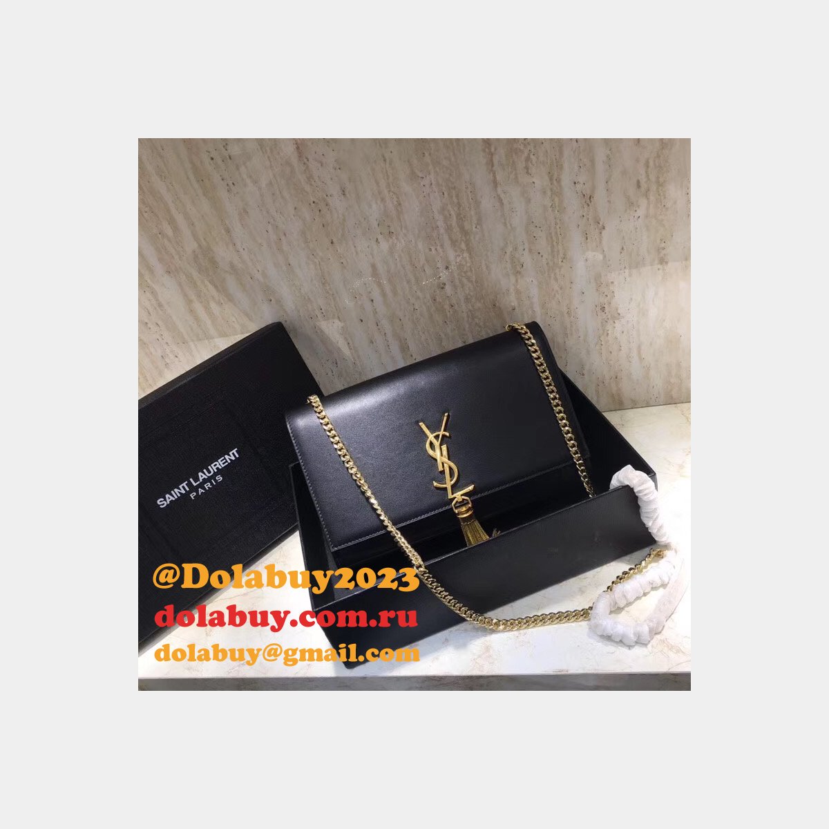 YSL Cheap Saint 24cm Classical 8650085 Bag