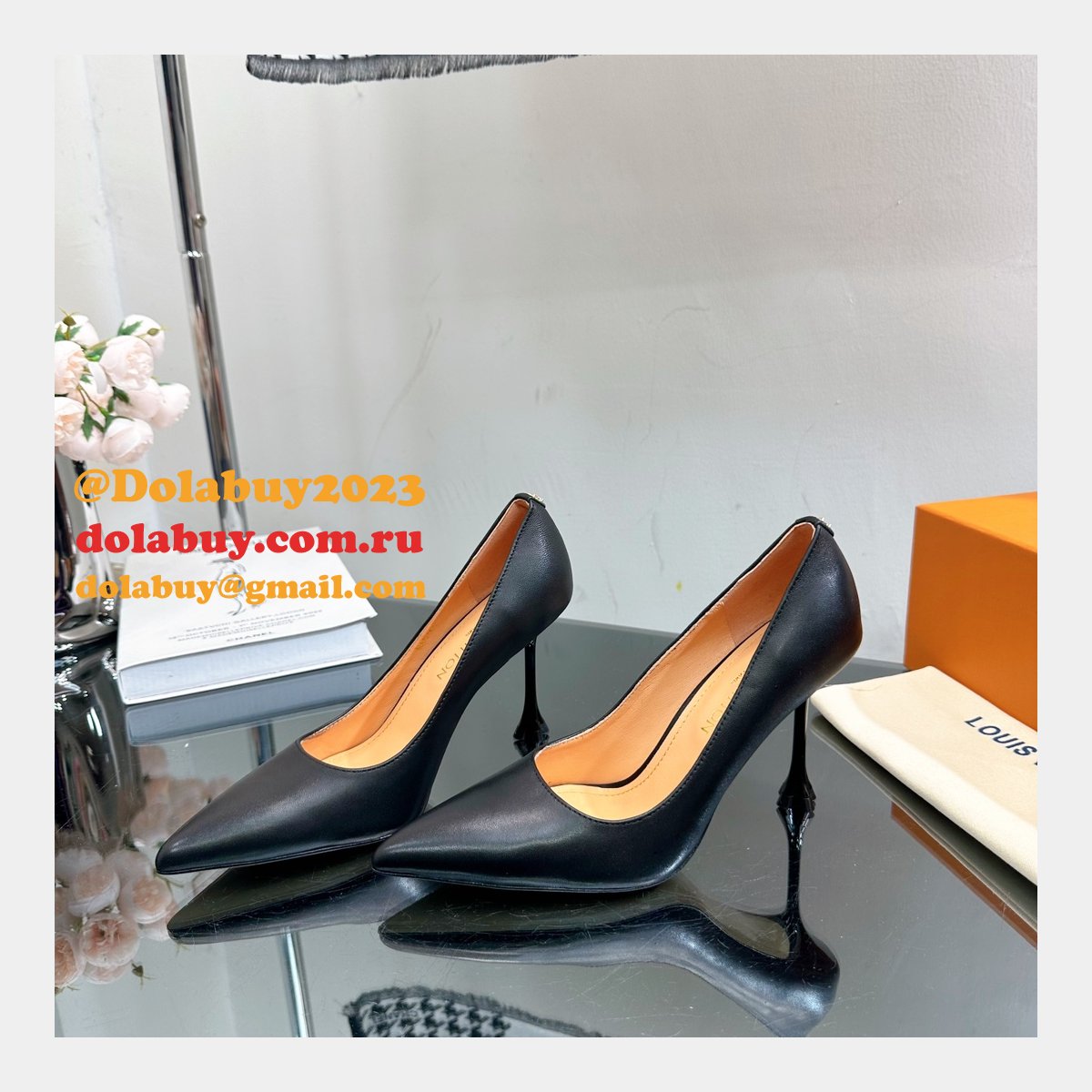 Shoes Pointed Toe High Heel Pumps Replica Louis Vuitton