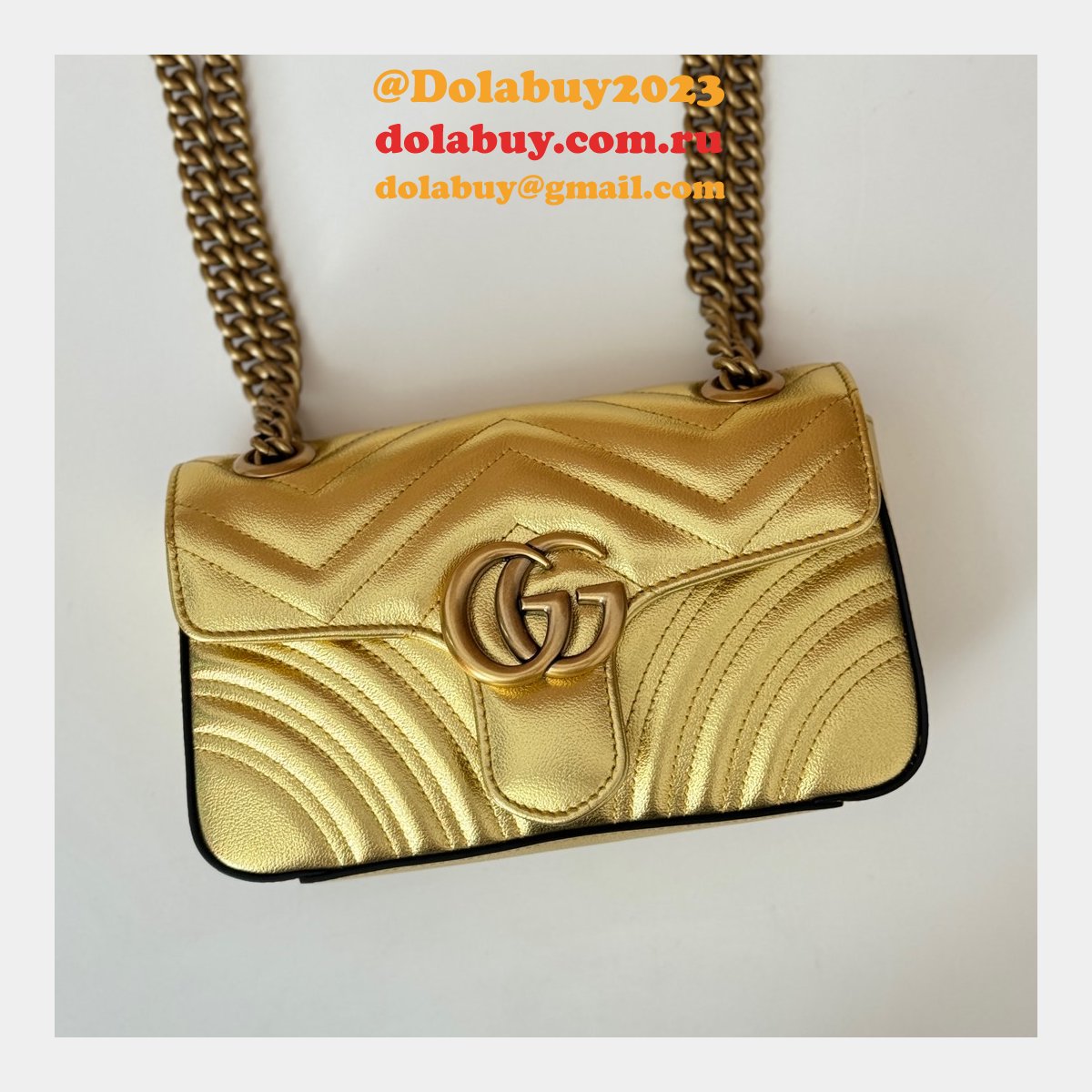 Luxury Gucci GG Marmont 476433/446744/443497 Replica High-Quality Bag