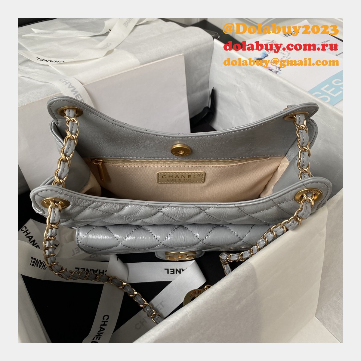 The Best High Quality AS4322 Hobo Shiny Replica Handbag