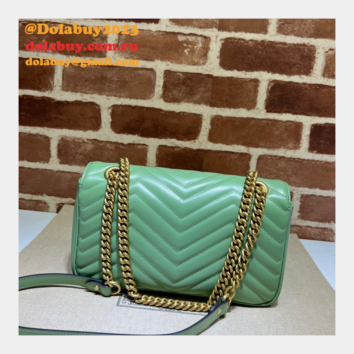 7 star G*u*i aaa replica 443497 gg marmont shoulder bag