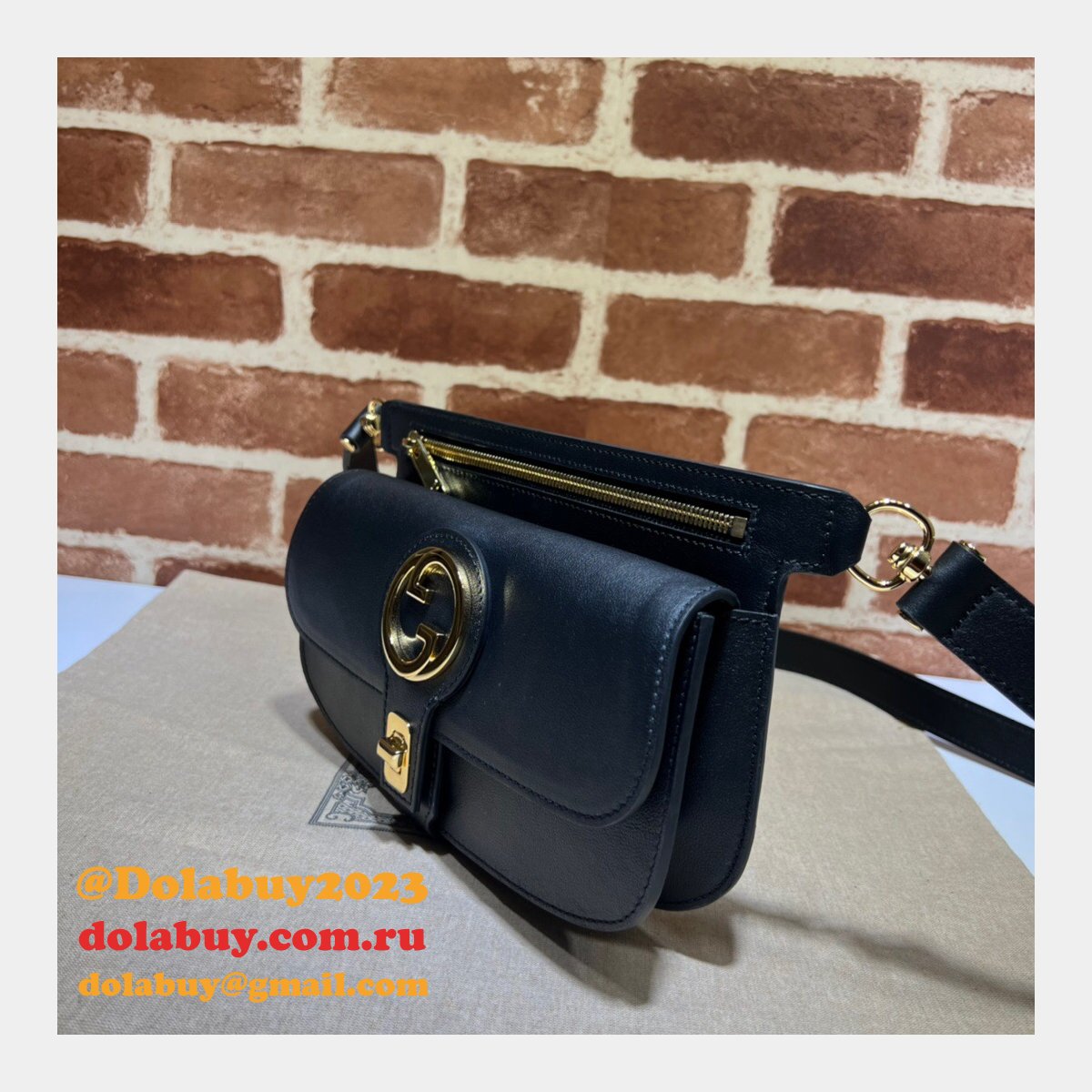 Gucci 1:1 Replica Blondie Belt Crossbody 718154 Cheap Bag