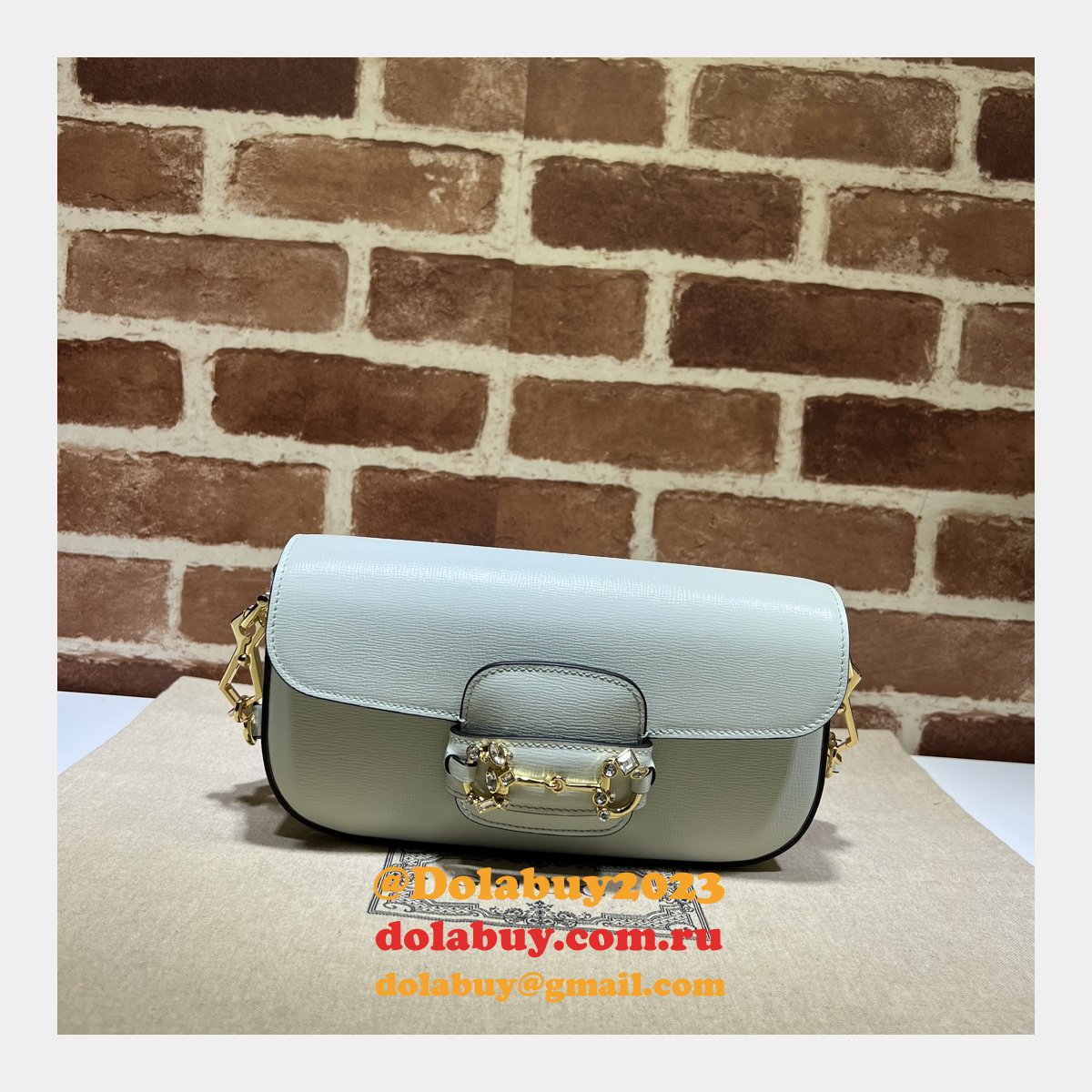 Replica Gucci Horsebit 1955 Shoulder Chain 735178 Designer Bag
