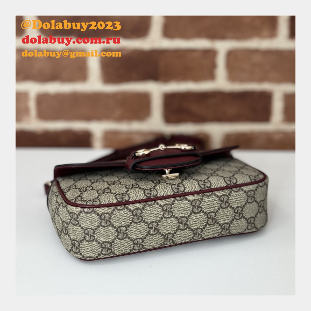Designer Gucci Horsebit Duplicate Shoulder 815206 7 Star Bag