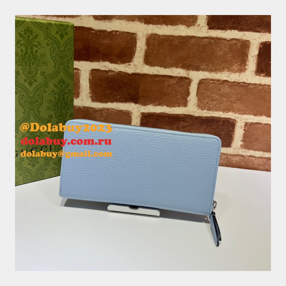 perfect and convincing G*u*i wallets replica 456117