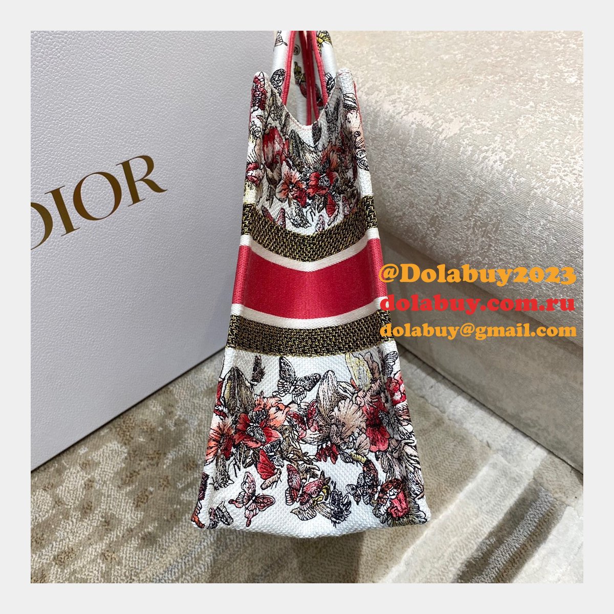 Cheap Christian Dior CD Book Tote Bag 36/41.5CM Fancy Bags Ru