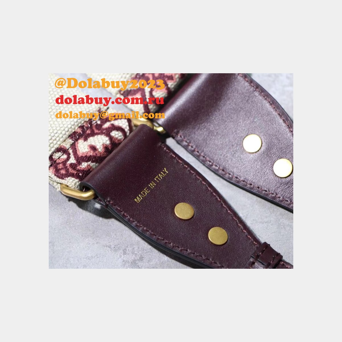 Fashion Christian Dior SHOULDER Embroidery STRAP UK