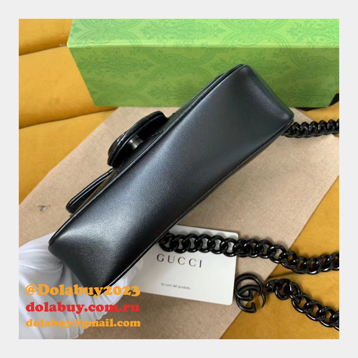 knockoff G*u*i gg marmont matelassé leather super 699757 bag