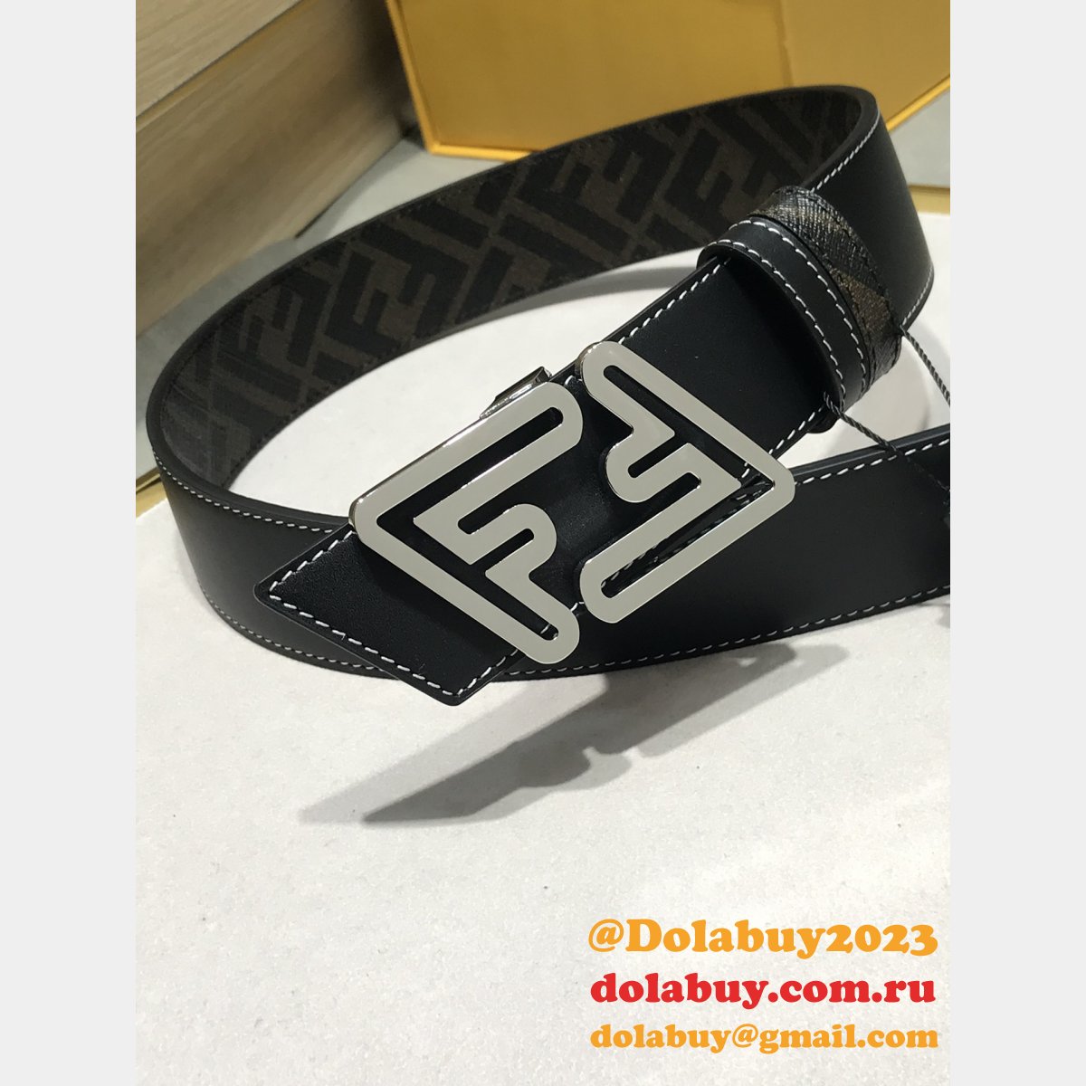 Best Designer FENDI BELT 35MM Top Quality