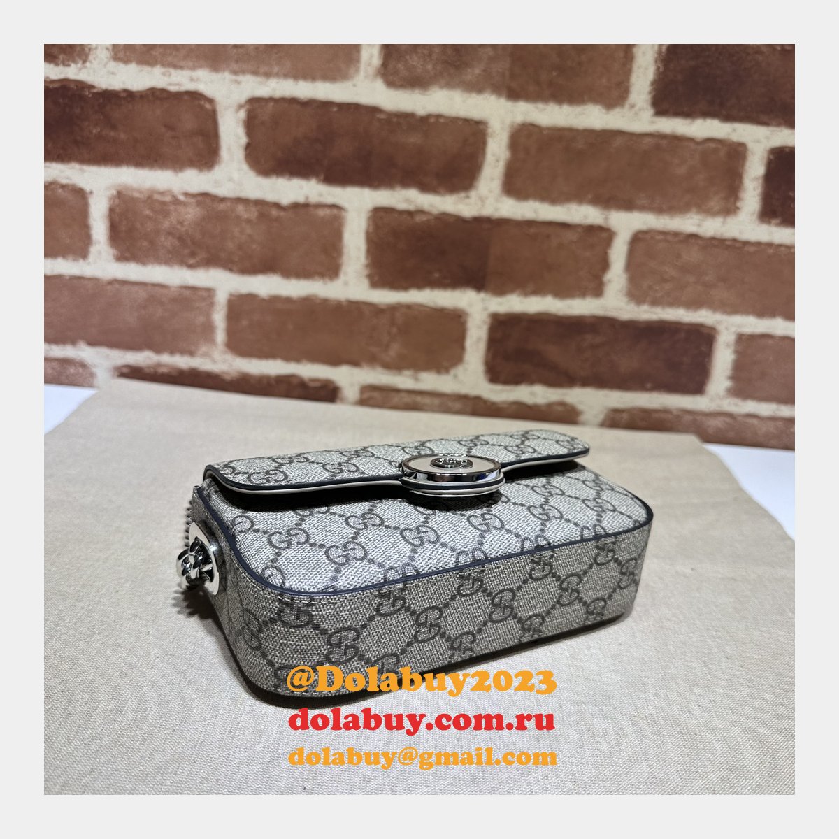 petite gg chain 1:1 mirror 760194 replicas G*u*i handbags