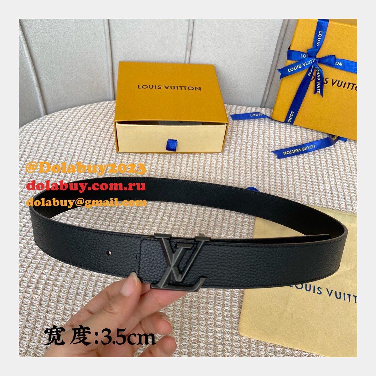 The Best Price High Quality Replica Louis Vuitton 35mm Belts