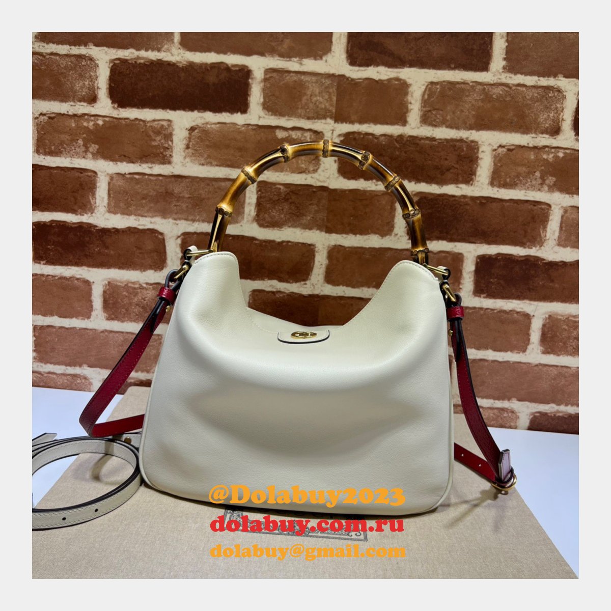 Gucci 746124 Fake Diana 1:1 Mirror Shoulder Fashion Bag
