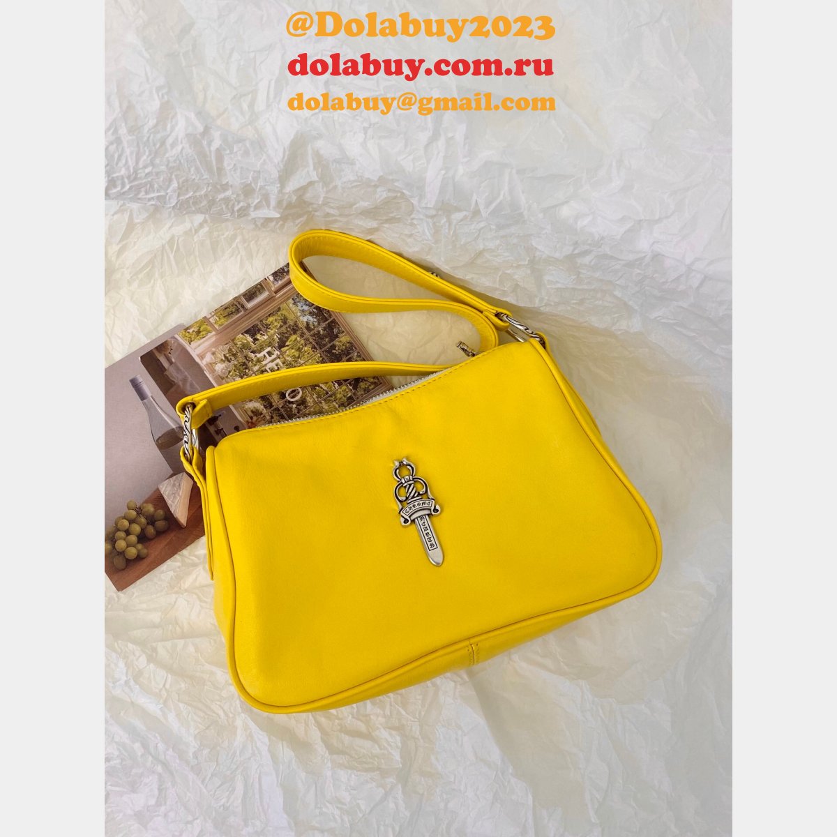 Best Chrome Hearts Replica Silver Hardware Chicken Nuggets Bag