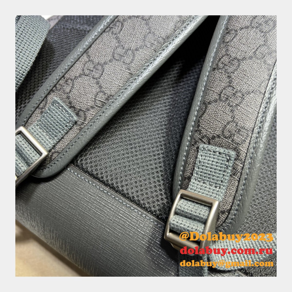 Gucci 1:1 Backpack Mens GG Supreme Ophidia 598140 Replica Bag