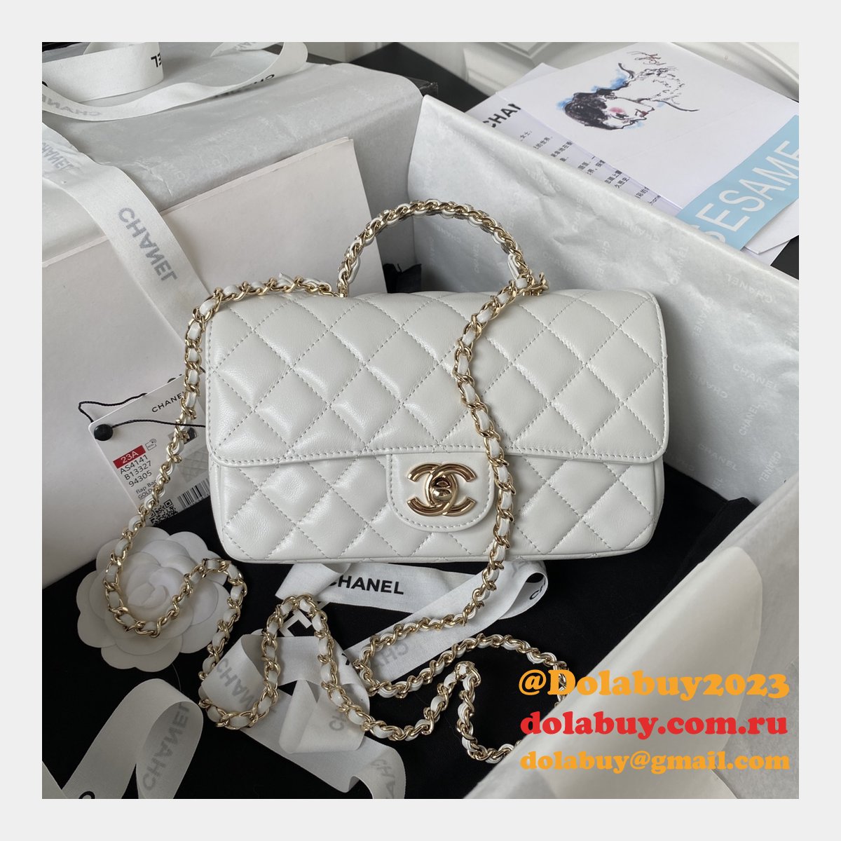 Designer New Replica AS4141 Beloved Flap Shoulder Bag