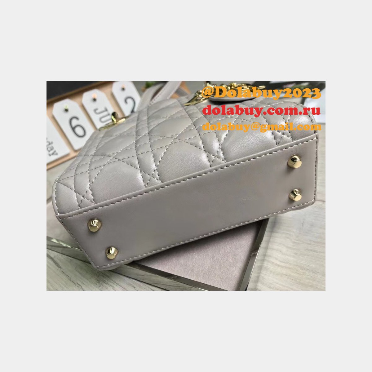 AAA+ Christian Lady Dior Handbags Online Purchase MINI 17CM