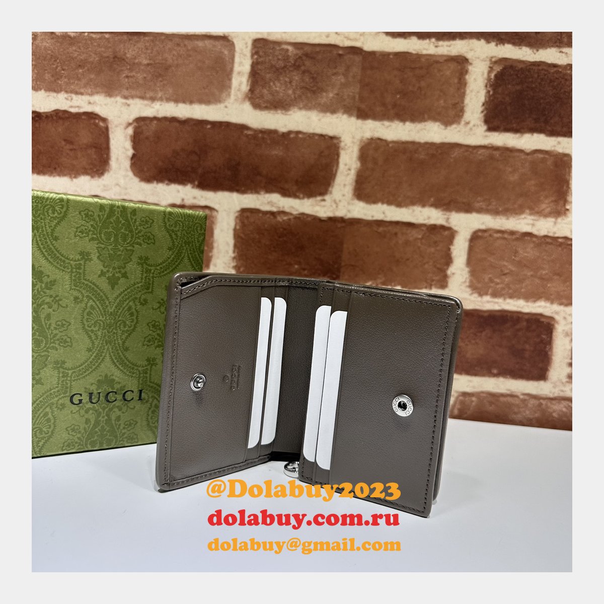 Gucci Luxury Replica Blondie Card Sase Inspired Wallet 760317