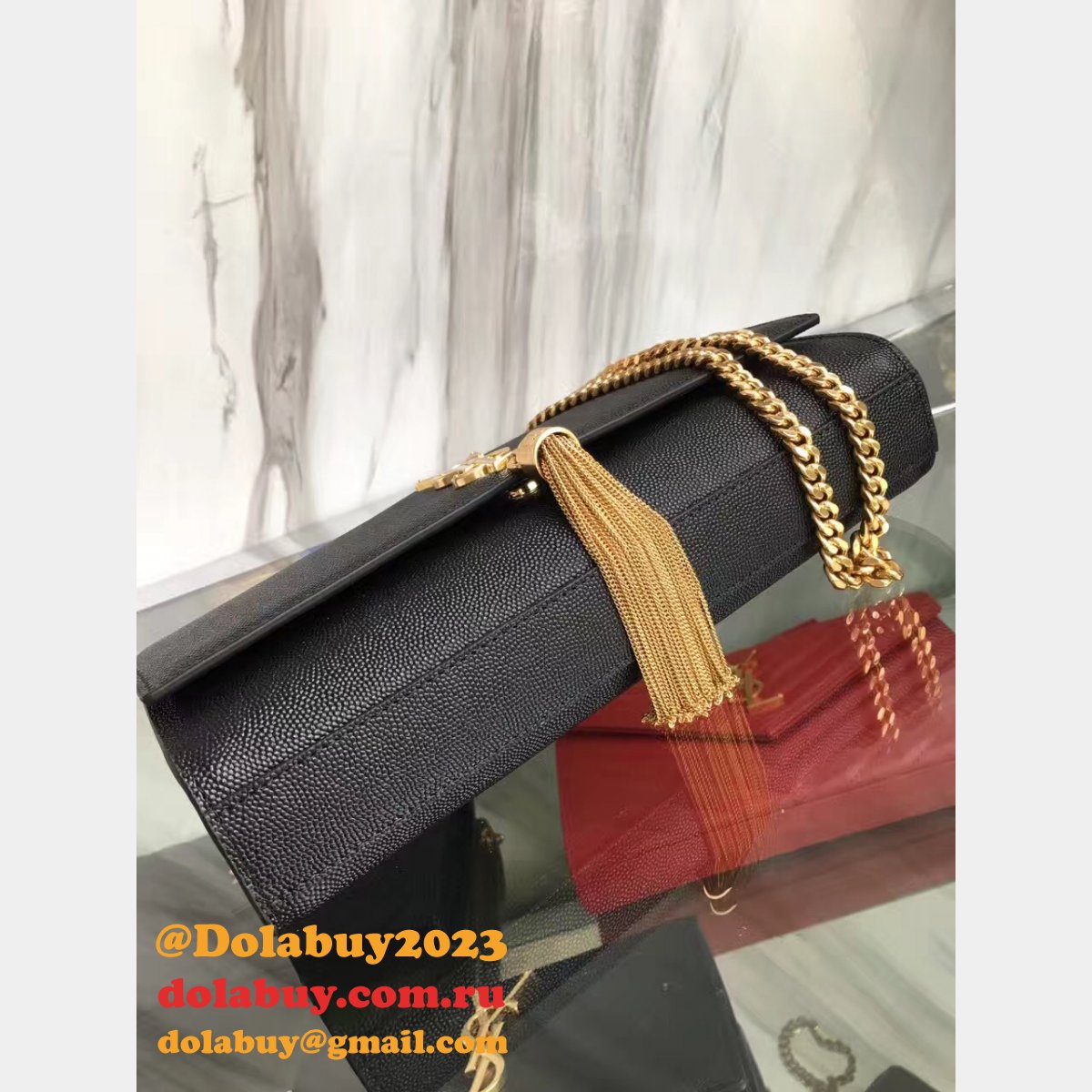 YSL Cheap Saint Laurent Monogram Caviar Quilted