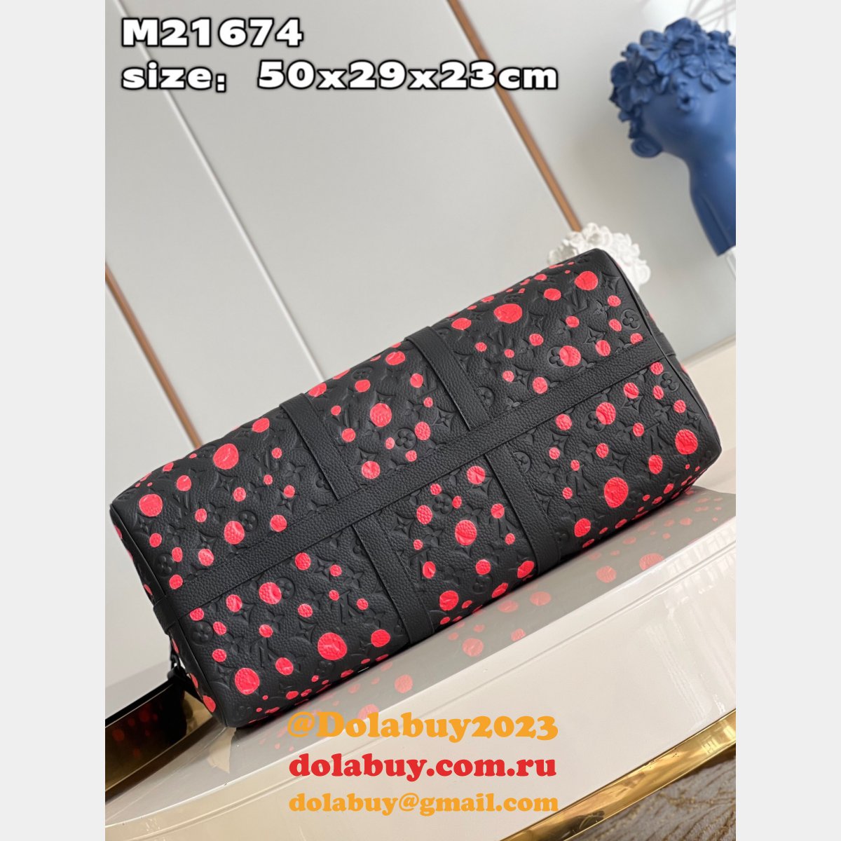 Louis Vuitton Perfect LV x YK Keepall 50 Taurillon Monogram Replica