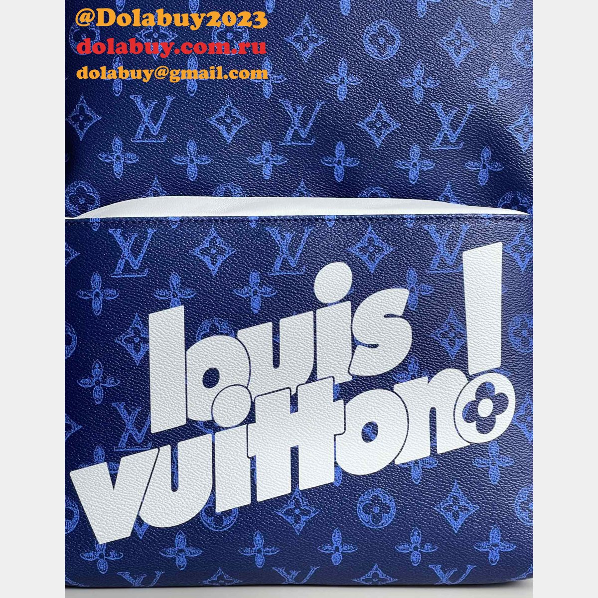 Luxury Louis Vuitton Cheap M45879 Discovery Backpack Monogram Other Blue