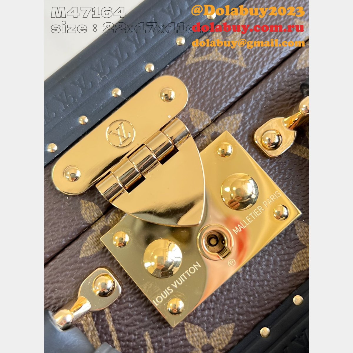 Louis Vuitton Inspired M47164 Petite Valise Monogram Reverse Bag