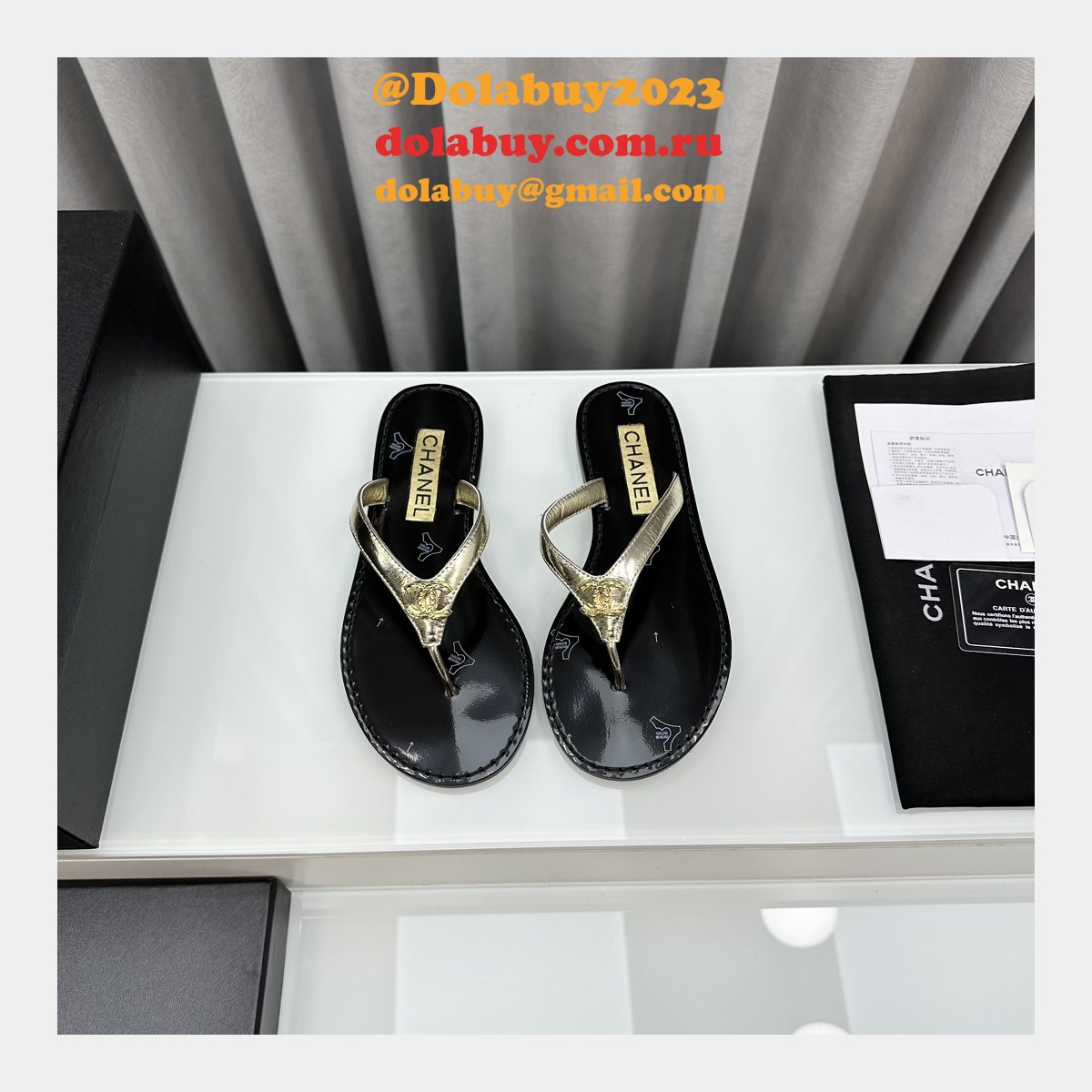 Perfect Sandals Street Replica Plain Leather Flip Flops Shoes