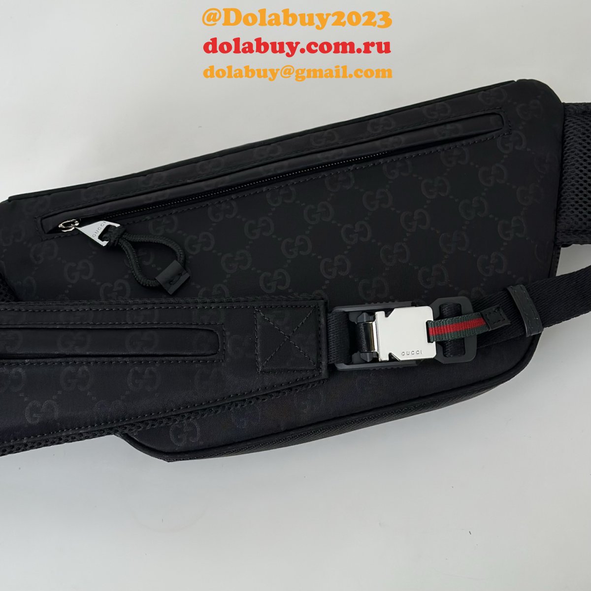 Gucci Nexus 804262 Belt High Quality GG Nylon Bag