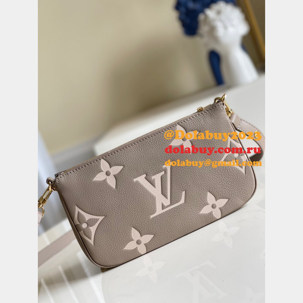 Best Louis Vuitton Wholesale Multi Pochette Accessoires Bicolor Monogram M45777