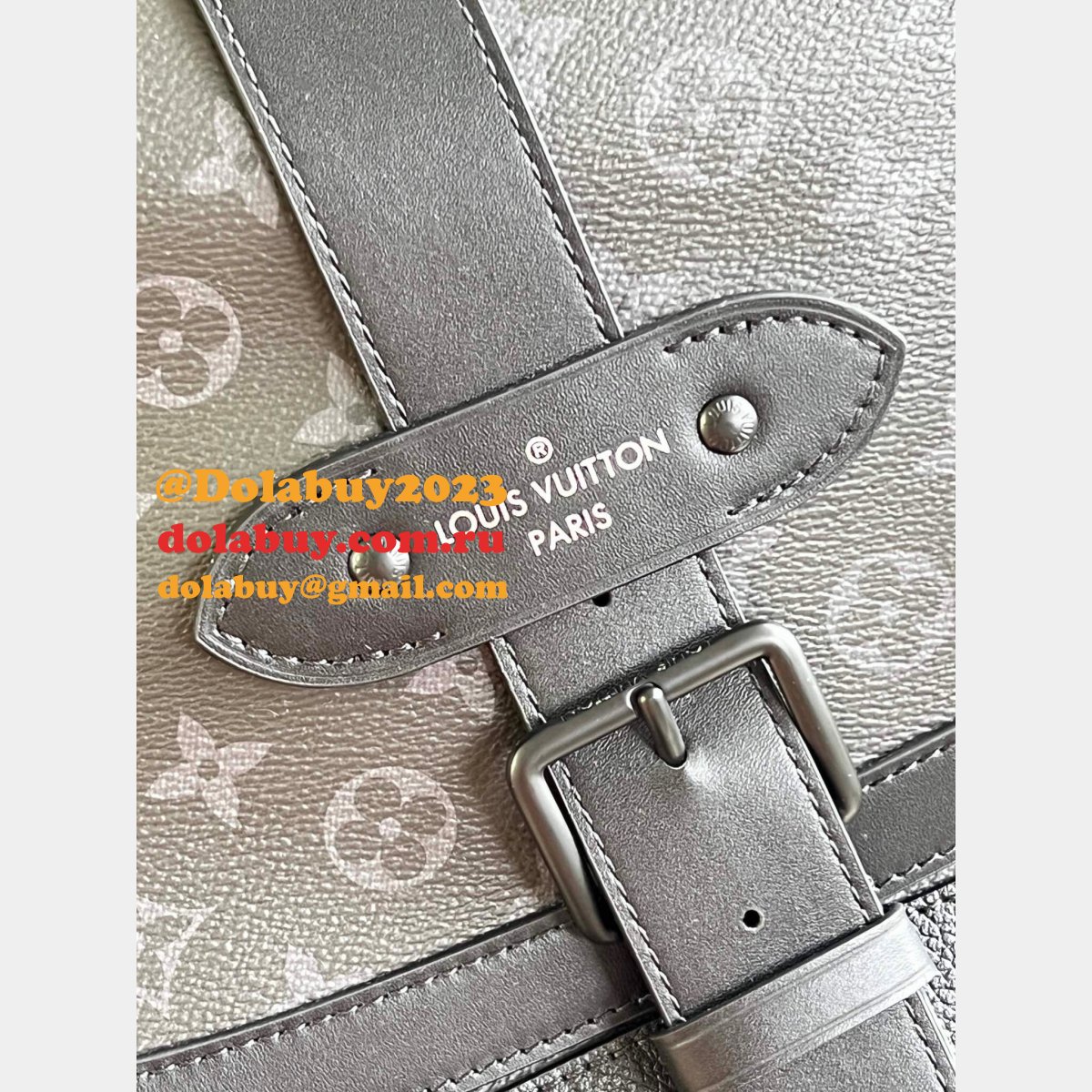 Wholesale Louis Vuitton Copy Saumur Messenger Monogram Eclipse M45911 Bags