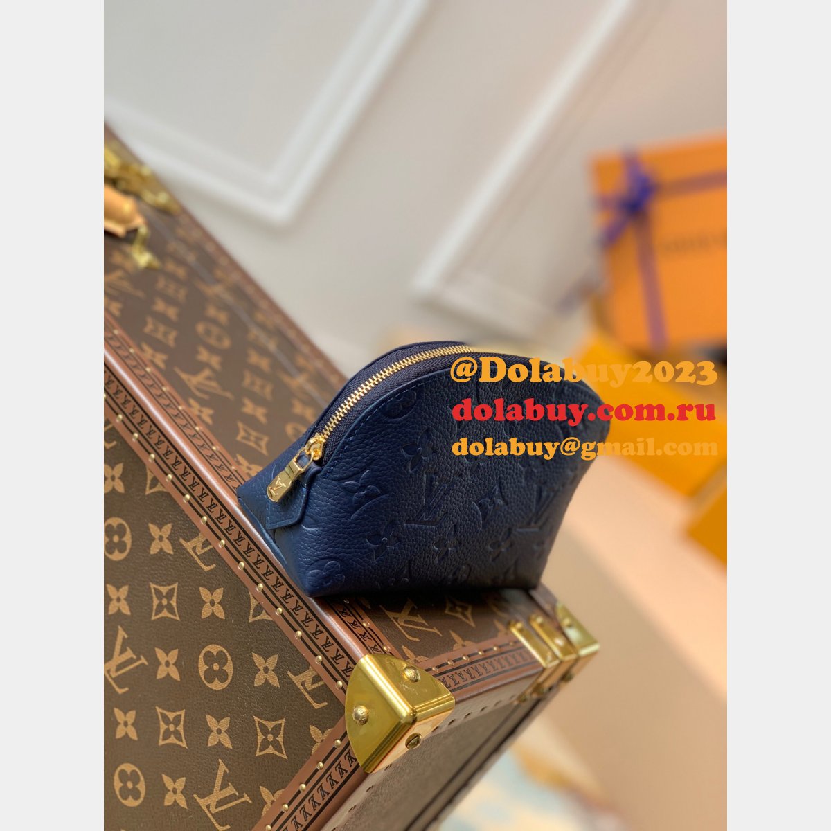 Louis Vuitton Fake M47515 Designer Makeup Bag Cosmetic Pouch