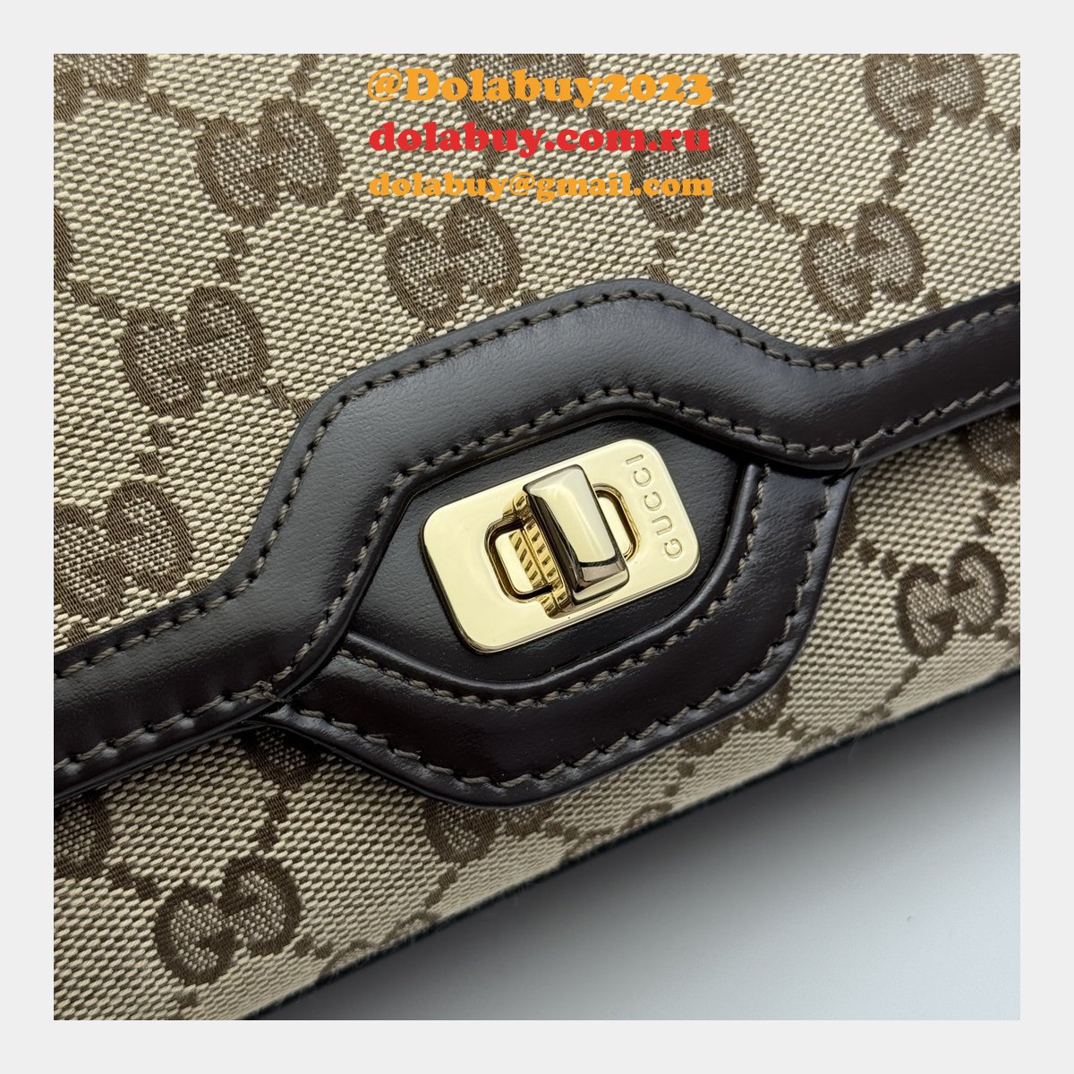 G*u*i designer luce 1:1 mirror 786027 replica shoulder bag