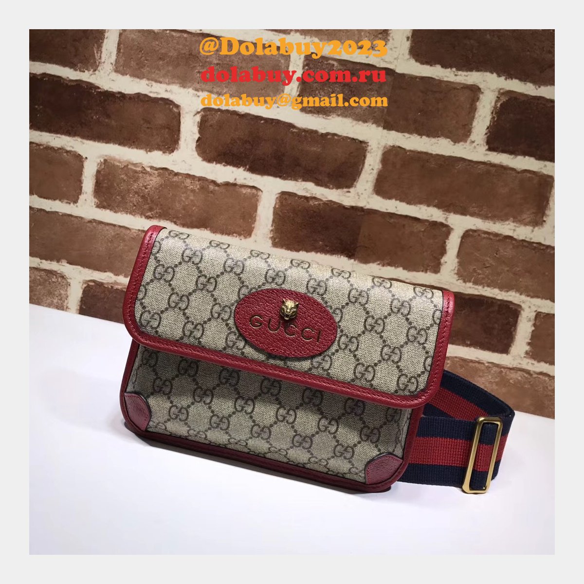 replica G*u*i gg supreme neo vintage messenger bag