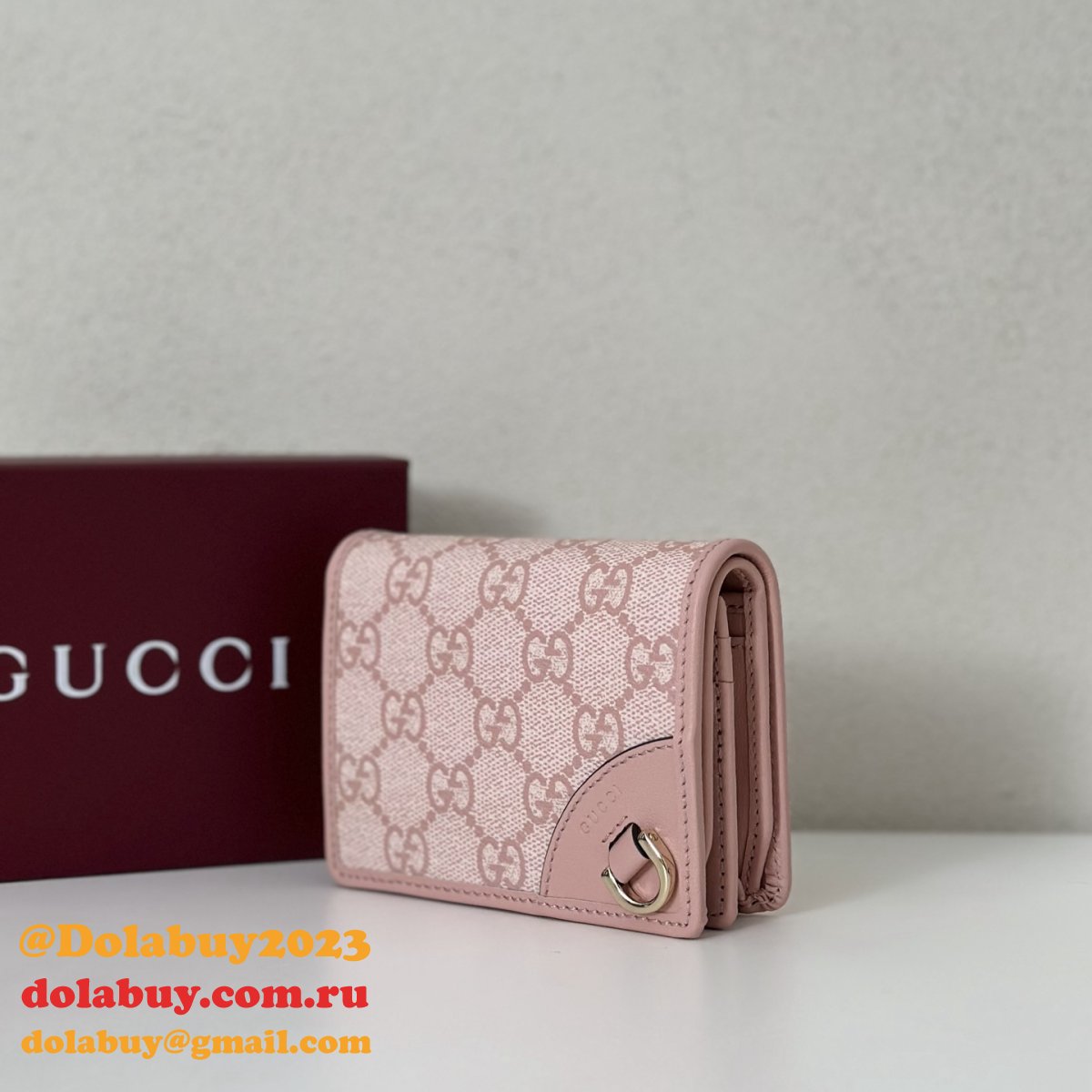 Gucci Inspired GG Emblem Compact Wallet 820692/621887 Bag