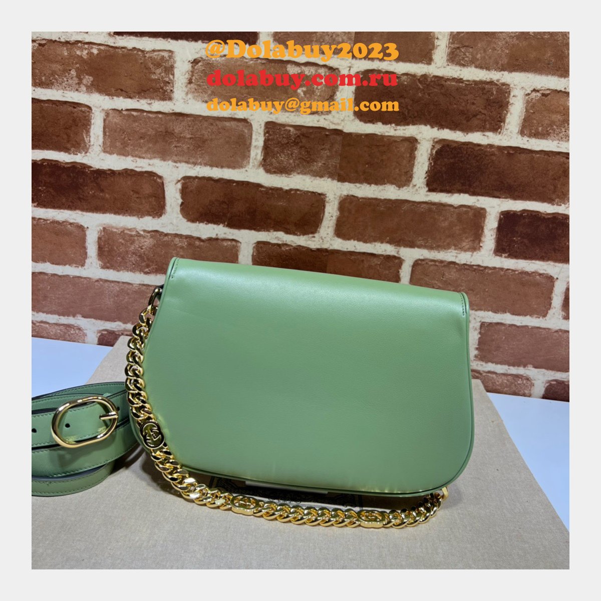 luxury 7 star G*u*i new blondie 699268 shoulder fake bag