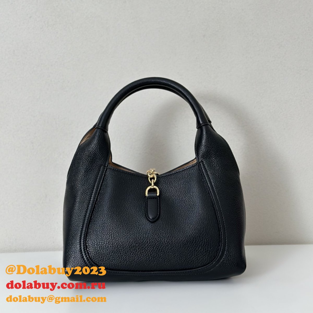 Duplicate 837467 Gucci Softbit Small Shoulder AAA+ Black Bag