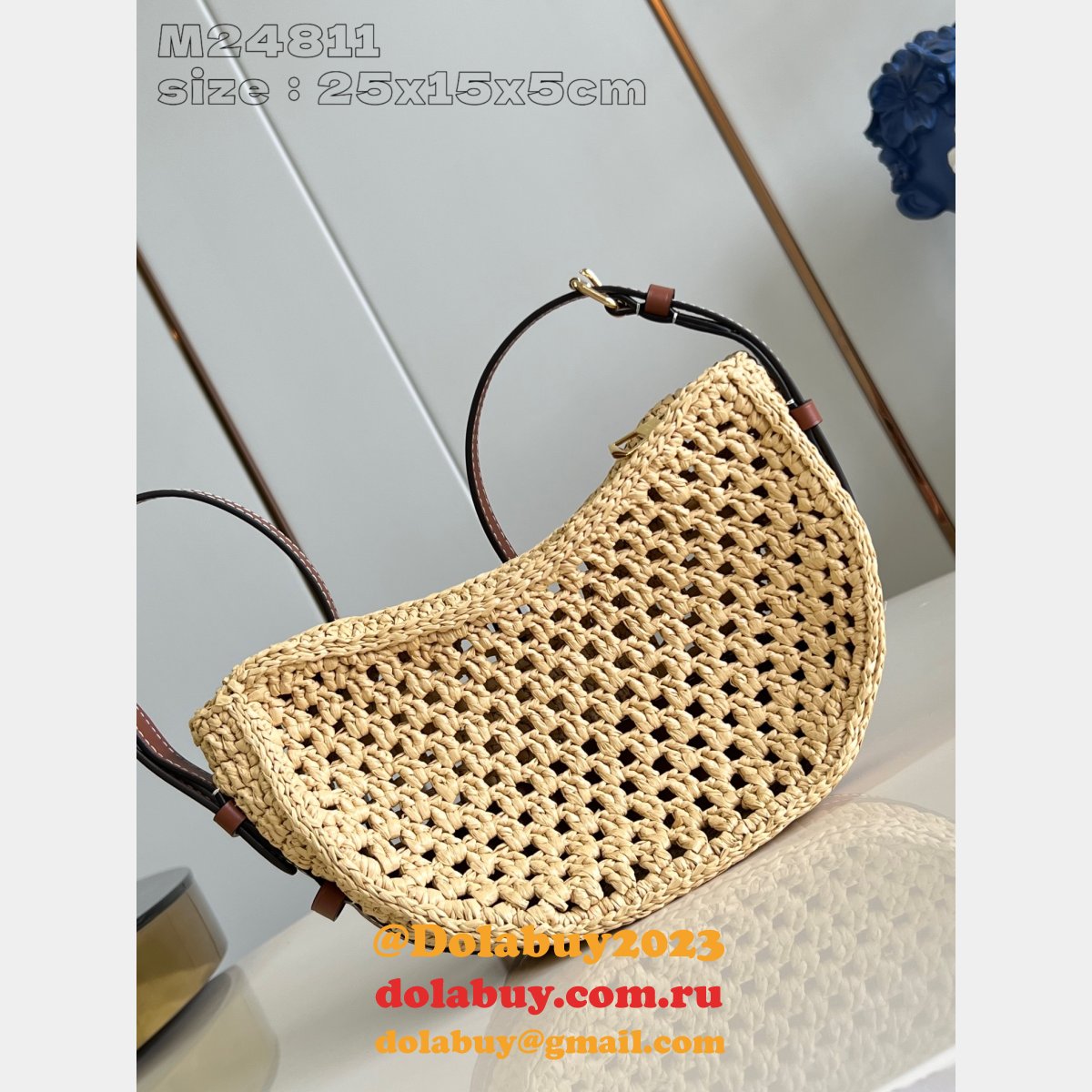 Croissant UK Luxury M24811 Louis Vuitton Inspired Bag