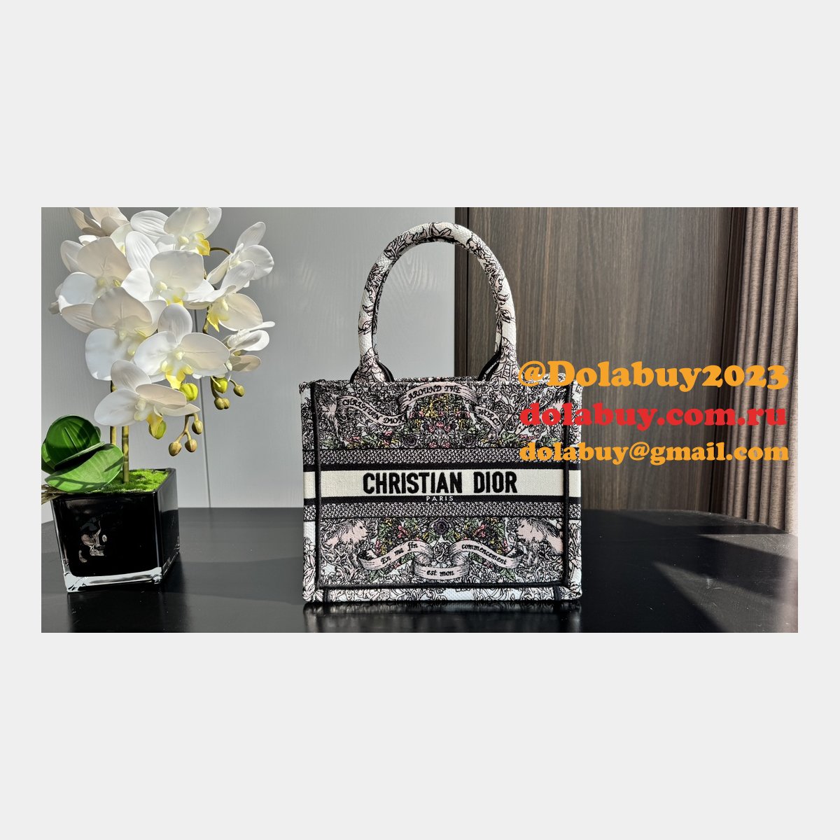 Replica Christian Dior Book Tote 2025 1:1 Mirror Bag