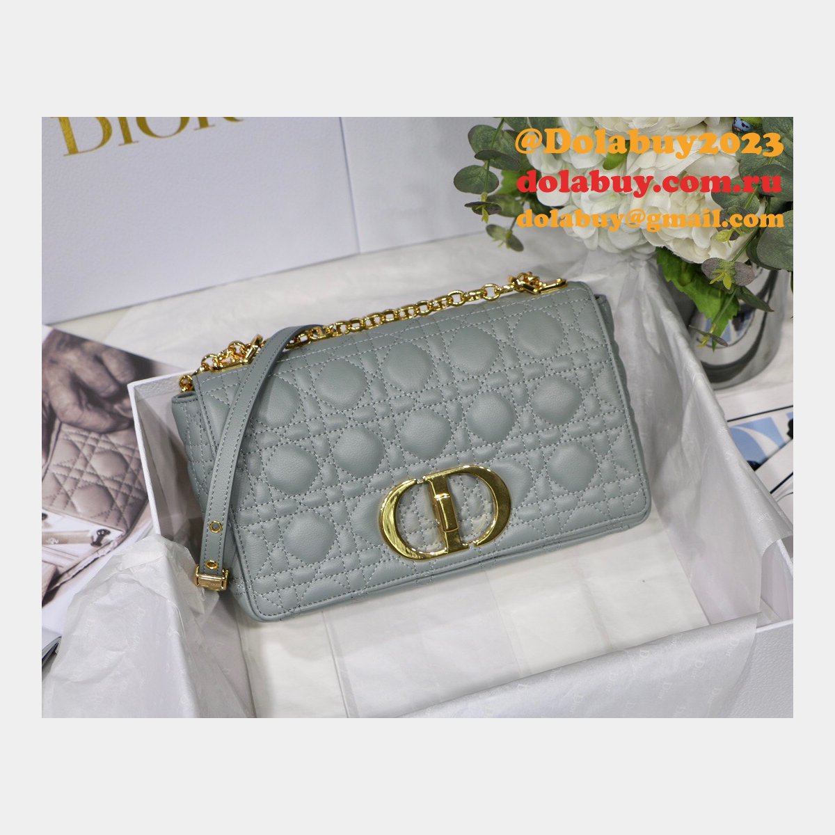HIGH QUALITY Christian DIOR CARO 25CM REPLICA BAGS