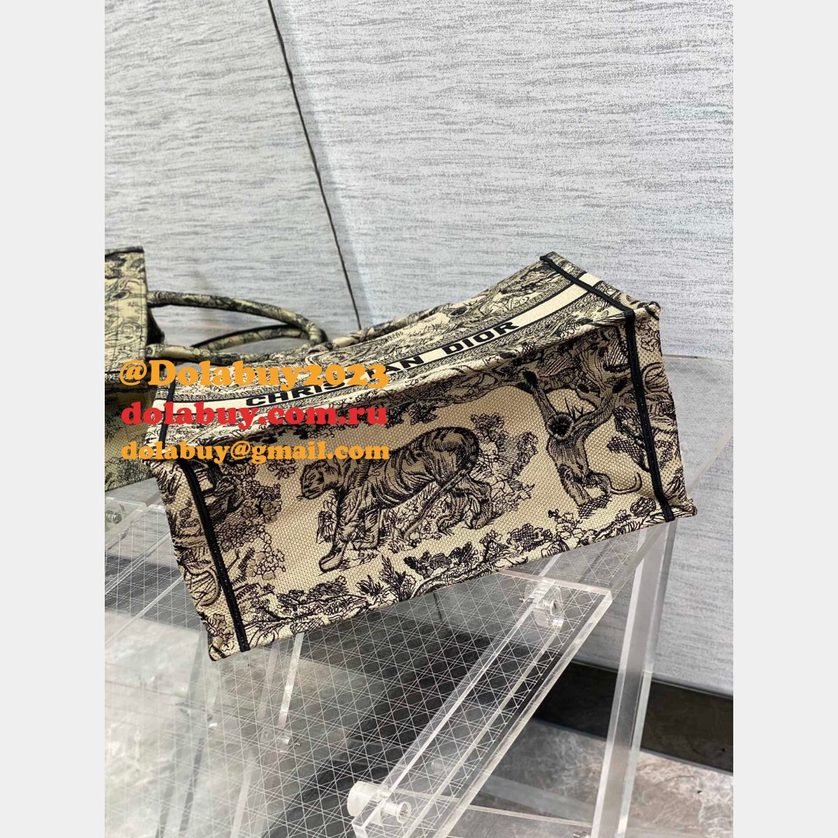 Replica Designer Christian Dior CD Book Tote 26.5/36/41.5CM Bag