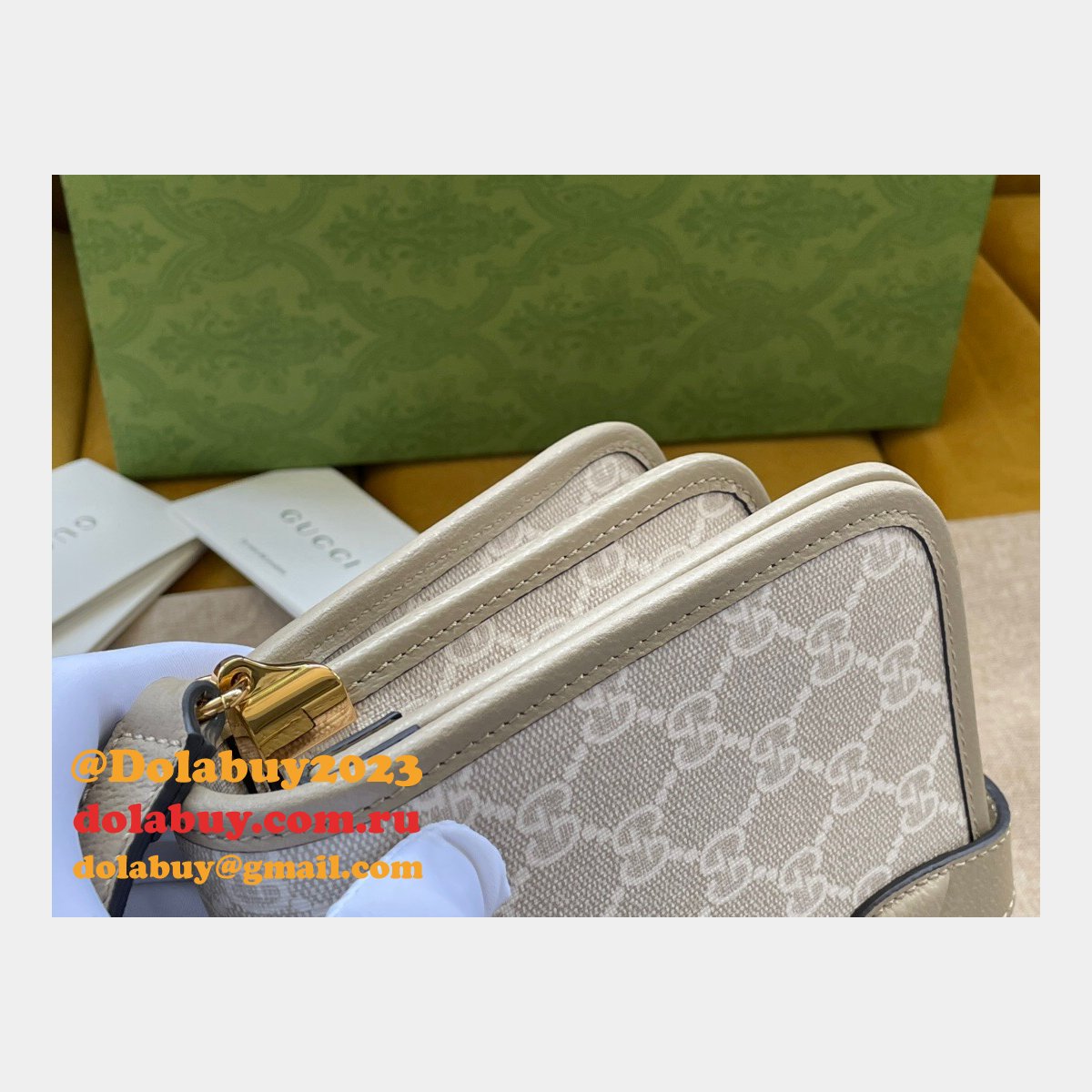 G*u*i uk messengers 671620 shoulder interlocking g replica bag