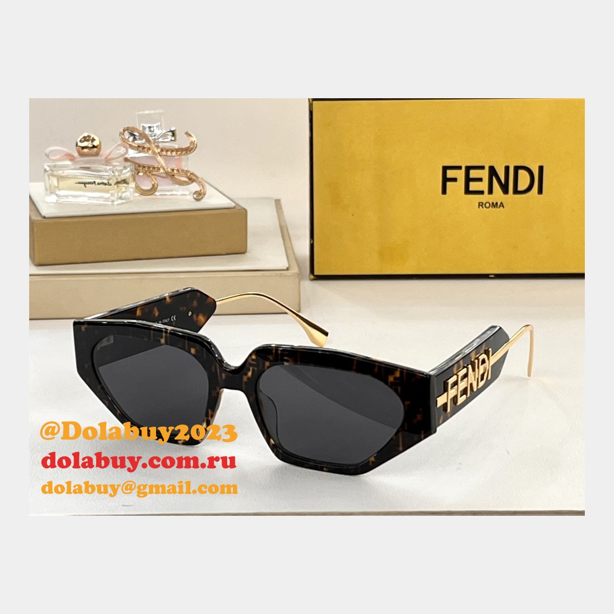 Fendi Inspired Original FD50072l /40128I High Quality Replica Sunglasses