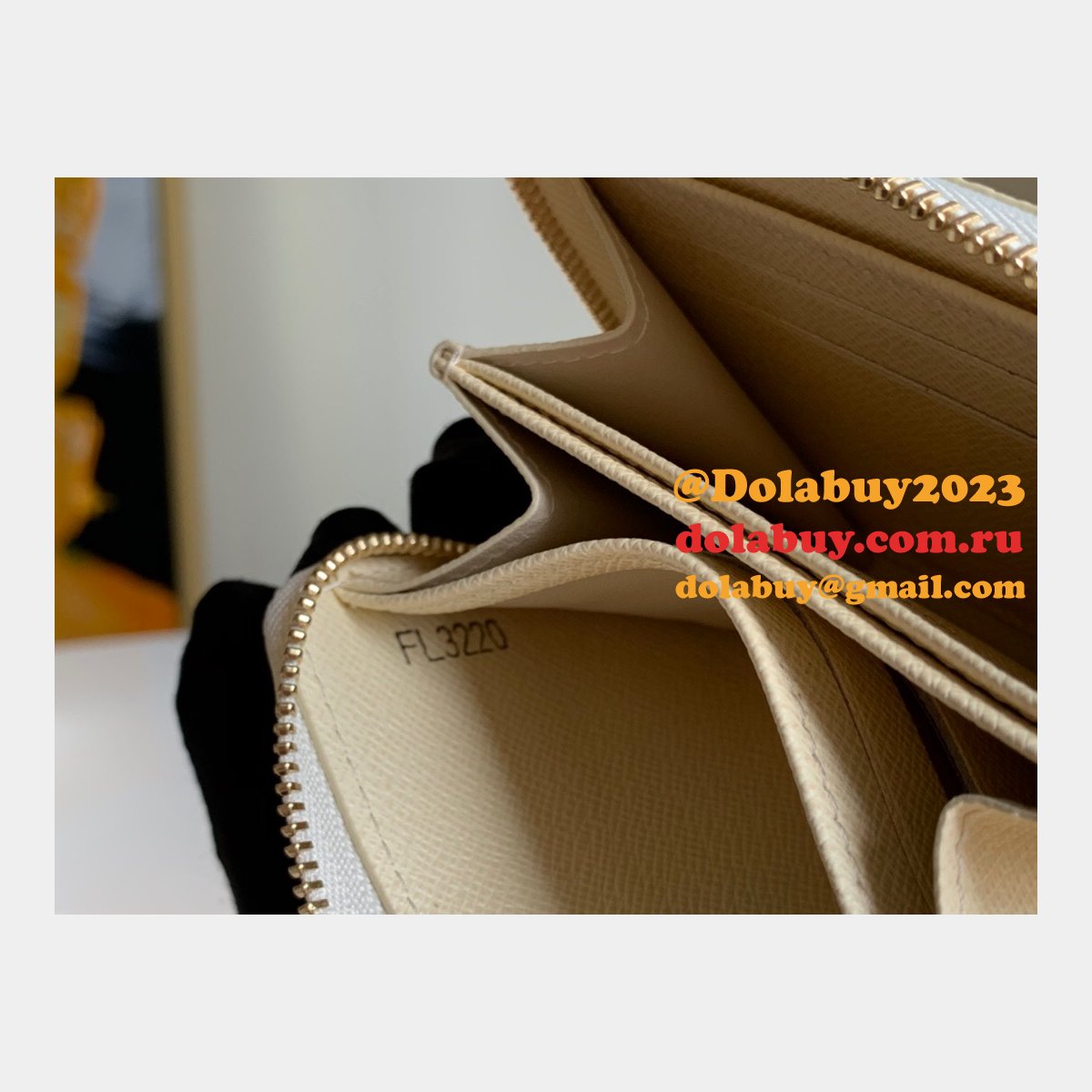 Louis Vuitton Replica N63069 Zippy Coin Purse Damier Azur Canvas